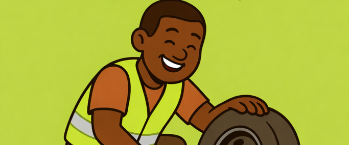 Happy road services company logo