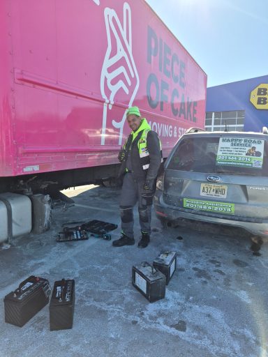 Happy Road Services , TRUCK JUMPSTART service in JERSEY CITY NJ for dead battery